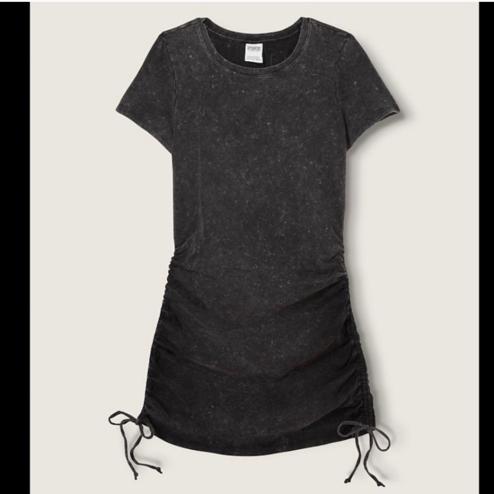 Victoria's Secret PINK Ruched T-Shirt Dress - Small